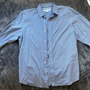 2 Blue Brand New Old Navy Button Downs XL